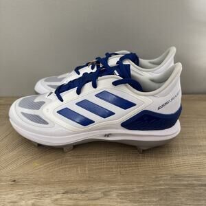 Adidas Sneaker Women 8.5 White/Team Royal Blue Adizero Purehustle 3 Elite Soccer